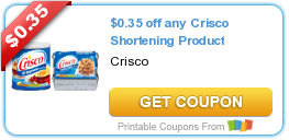 Coupons: Crisco and Insync