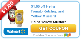 New Coupon for Heinz Ketchup and Mustard