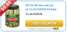 Coupons: Pantene, Claussen, Alpo, and Bread
