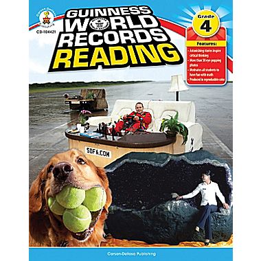 Guinness World Records Reading and Math Workbooks Only $4.99!