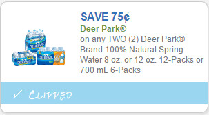 FIVE New Bottled Water Coupons!