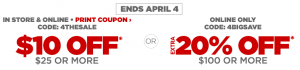 $10 Off $25 JCPenney Coupon is BACK!
