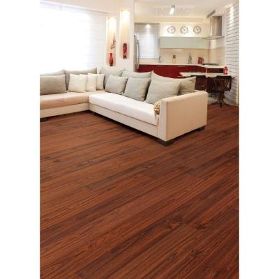 TrafficMASTER Brazilian Cherry  Laminate Flooring Only 57¢/sq ft! ($13.86/case)