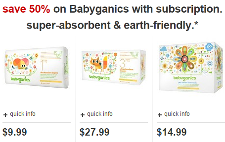50% Off BabyGanics Diapers From Target!