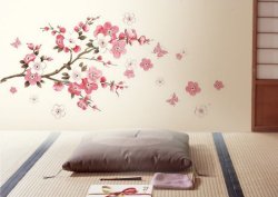 Removable Sakura Flower Bedroom Wall $3.12 Shipped!