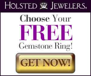 FREE Rings From Holsted Jewelers! Just pay Shipping! FREE Rings From Holsted Jewelers! Just pay Shipping!