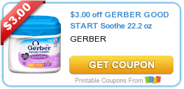 Coupons: Gerber, Natria, Right Guard, and International Delight