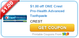 WALGREENS: Crest Pro-Health Only $1 Each After Coupon and RR!