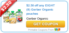 TARGET: Gerber Organic Pouches Only