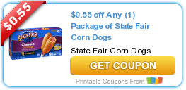 Coupons: State Fair Corn Dogs, Purina, and Dole