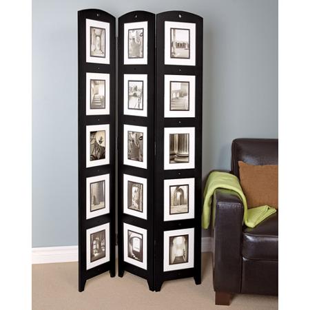 Triple Panel Black Photo Screen Room Divider—$124! (Was $200)