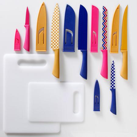 Gibson Home Chef Skills 14-Piece Cutlery Set with Sheaths and Cutting Board—$14.97 + FREE Store Pickup!