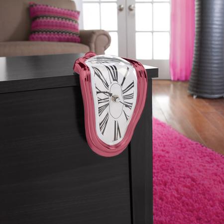 Mainstays Melting Clock in Pink or Purple Only $5!