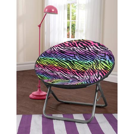 Bright Animal Print Faux Fur Saucer Chairs Down to Just $14.67! (Four Styles Available)