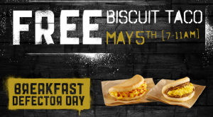 FREE Biscuit Taco From Taco Bell!