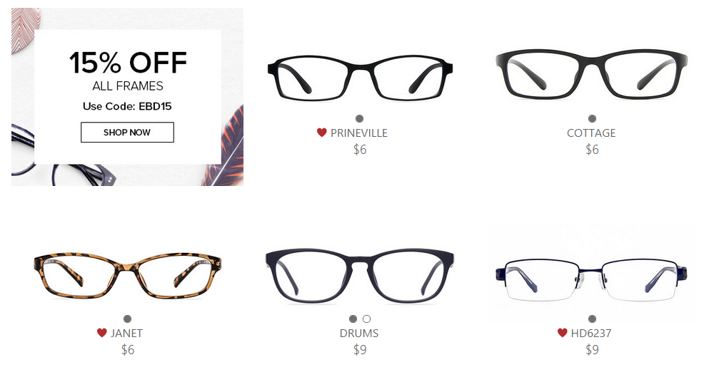 *SWEET!* 15% Off Eye Buy Direct | RX Glasses From $11.05 Shipped!