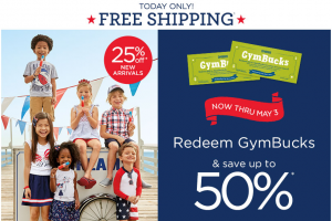 FREE Shipping from Gymboree Today!