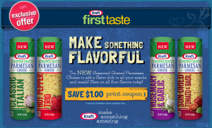 WALMART: Try Kraft Seasoned Parmesan Cheese for only $1.16 With New Coupon!