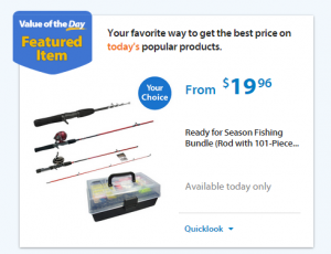 Fishing Rod and 101-pc Tackle Kit Only $19.96 Today!