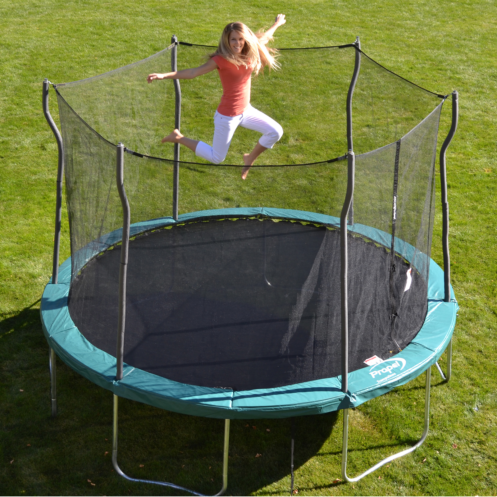 Propel 12 ft Trampoline With Basketball System Only $199.99!