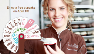 Free Cupcake at Sprinkles!  (4/13)