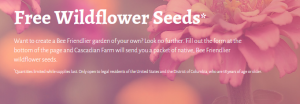 Free Wildflower Seeds From Cascadian Farms!