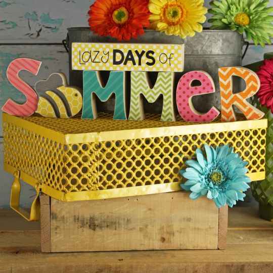 Cute DIY Wooden Summer Letters $12.99