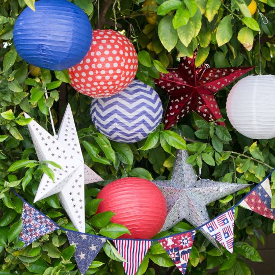 All American Lanterns With LED Lights $4.99