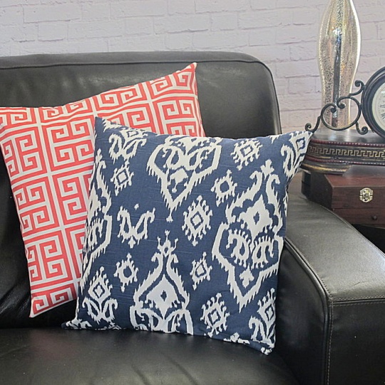 HGTV Featured Pillow Covers $12.99 for an inexpensive room makeover!