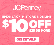 JCP Mother’s Day Sale $10 off $25 code!  Nice Watches!