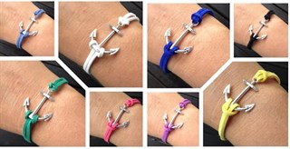 Nautical Anchor Bracelets! Lots of colors! Just $2.99!