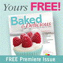 FREE Baked & Delicious Magazine & 6 Silicone Baking Cups!