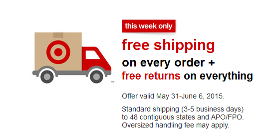 Free Shipping Sitewide at Target! No minimums!