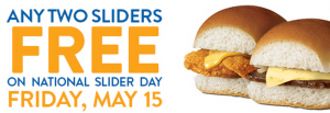 Two FREE Sliders From White Castle Today!