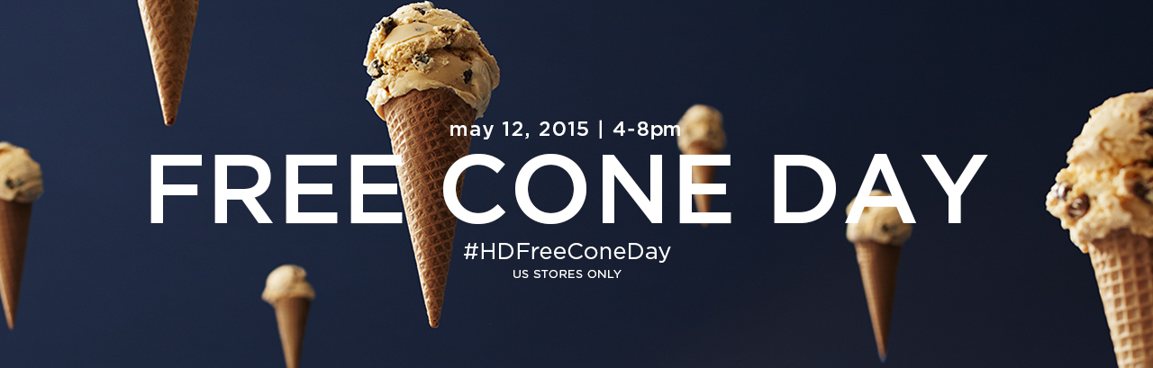 Free Cone Day at Haagen-Daz Today!