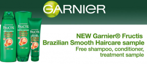 Free Garnier Fructis Brazilian Smooth Haircare Sample!