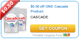 Coupons:Cascade, Purex Crystals, Tide, and Speed Stick Gear