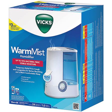 Vicks Warm Mist Humidifier—$29.95! (Was $50)