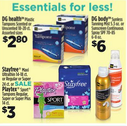 DOLLAR GENERAL: Stayfree Pads Only $2!