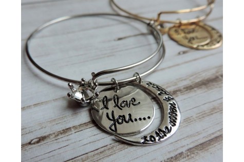 Love You To The Moon Bracelets starting at $4.99!