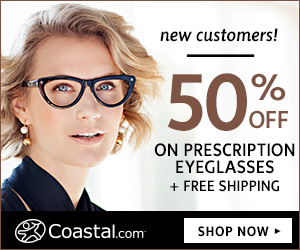 Prescription Eyeglasses 50% off  + Free Shipping