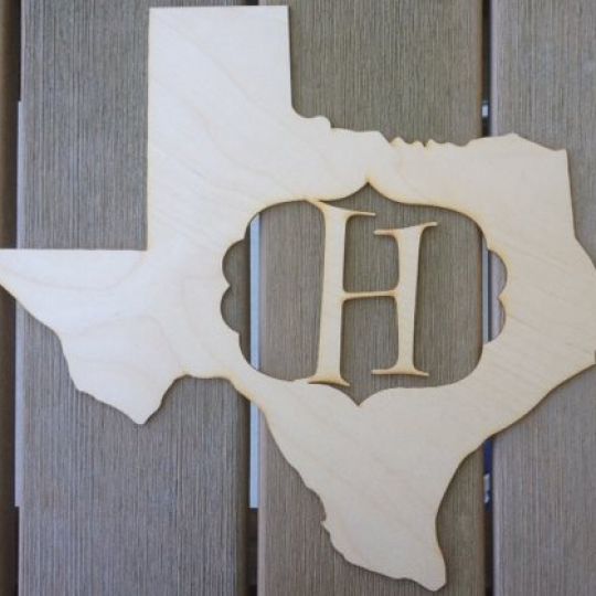 Personalized Wooden State $13.50