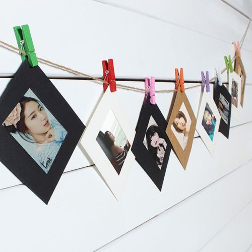 Hanging Photo Frames – Set of 10 $7.99!
