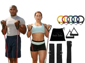 Rock Solid 11-Piece Resistance Band Set – Just $22.99!