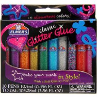Elmer’s 3D Washable Glitter Pens, Classic Rainbow and Glitter Colors, Pack of 10 Pens – $3.97!