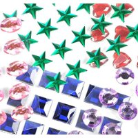 Adhesive Back Craft Jewels – 500 Assorted Pieces – $7.98!