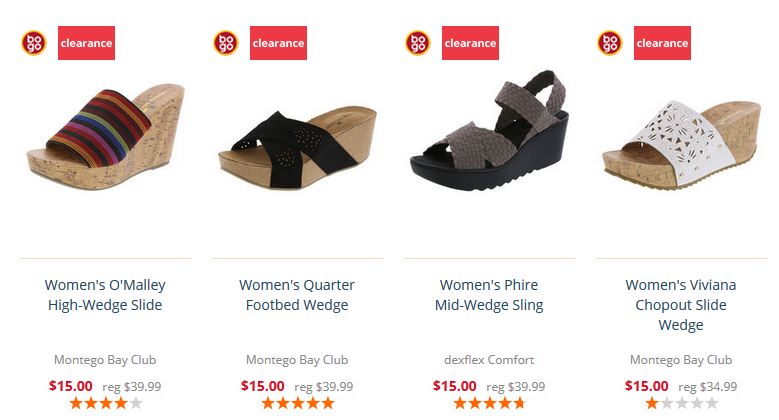 It’s BOGO at Payless PLUS take an extra 10% off + Free Shipping!