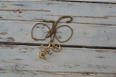 So cute! Fun & Fashionable Bicycle Necklace – Just $4.95!