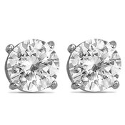 2-Carat White Topaz Sterling Silver Earrings – FREE – Just pay shipping!