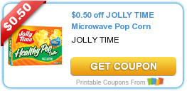 WALMART: Jolly Time Popcorn 24-packs $2.48 With New Coupon!